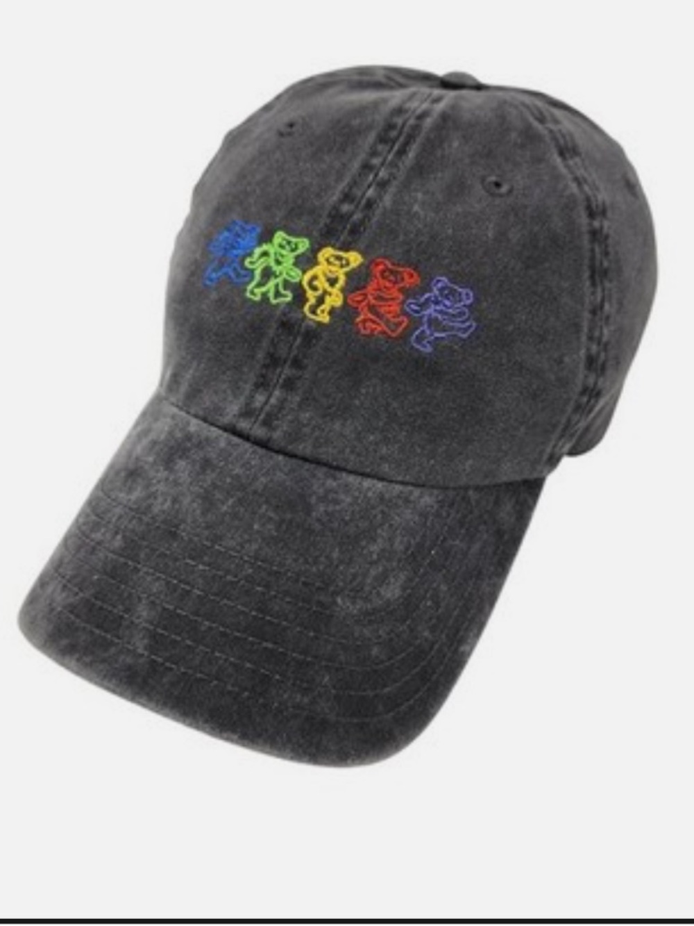 Grateful Dead Black/Gray Dancing Bears
Embroidered Cap